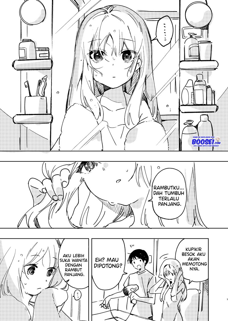 A Woman Cutting Her Long Hair Chapter 00 Gambar 3